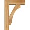 Ekena Millwork Imperial Block Rough Sawn Bracket w/ Offset Brace, Western Red Cedar, 6"W x 18"D x 26"H BKT0604X18X26IMP05RWR - alternate 4